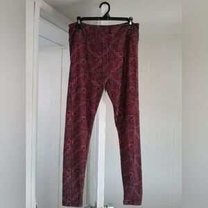 TC LuLaRoe Geometric Floral Leggings